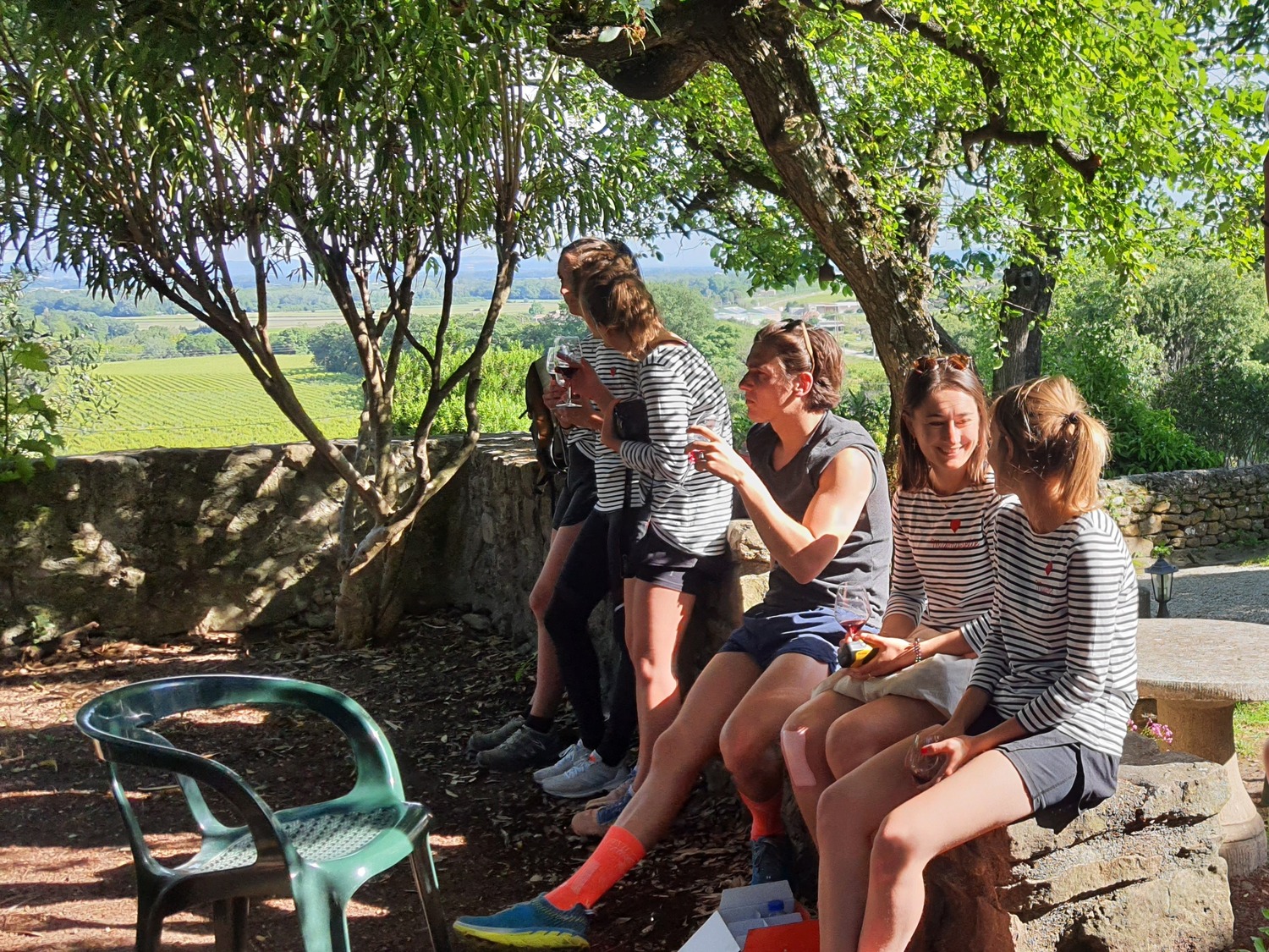 EVJF en vélo électrique dans les vignes d'Ardèche